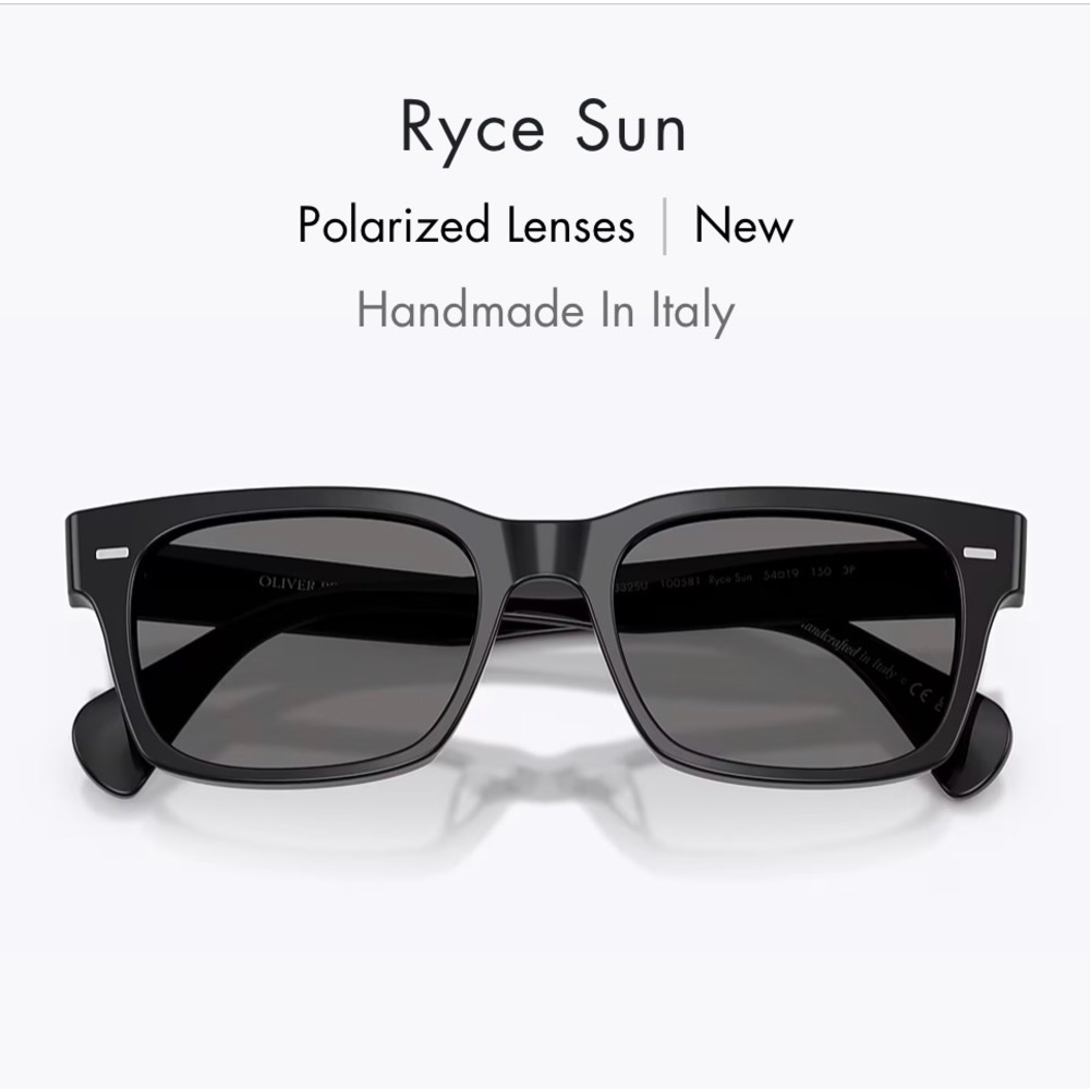 Oliver Peoples Black Sunglasses